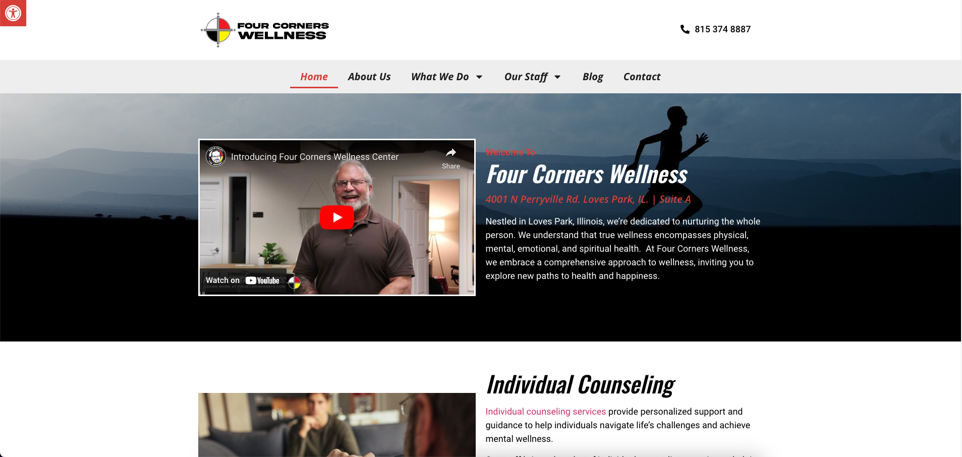 Four Corners Wellness Website